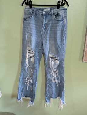 Blakely Light Wash Distressed Women’s Jeans - 11